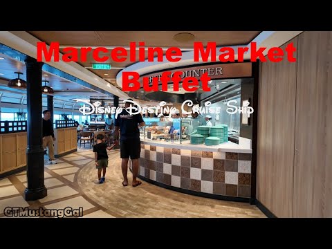 BRAND NEW Disney Destiny Food - Buffet Breakfast & Lunch (Marceline Market)