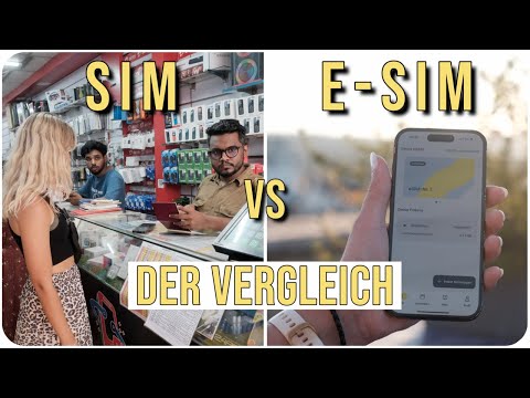 Sind E-SIMS wirklich besser? • Mobiles Internet & SIM Karten auf Reisen