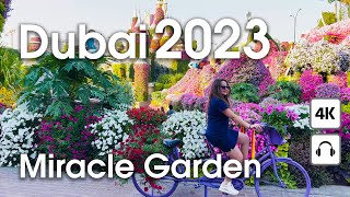 Dubai 🇦🇪 Miracle Garden  4K  Walking tour