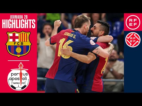 Resumen #PrimeraDivisiónFS Barça 4-1 Noia Portus Apostoli | Jornada 28