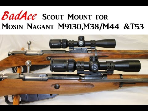 Mosin Nagant NDT Scout Mount Gen 2 - for Long Eye Relief Scopes