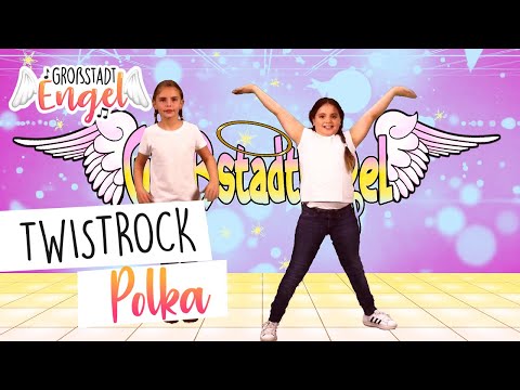 Twistrockpolka - GroßstadtEngel | Kindertanzlieder | Bewegungslieder | Minidisco