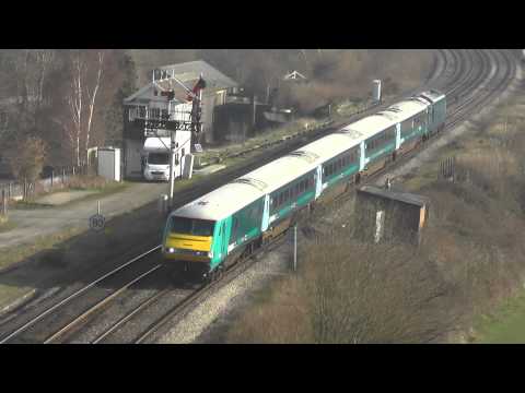 67001 Pushing The Holyhead Cardiff WAG At Pontrilas 14 3 14