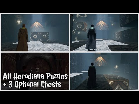 Hogwarts Legacy How To Solve All Herodiana Puzzles + 3 Optional Chest - Hall Of Herodiana Side Quest