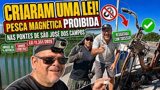 ⚠️PESCA magnética PROIBIDA nas PONTES de São José dos Campos 