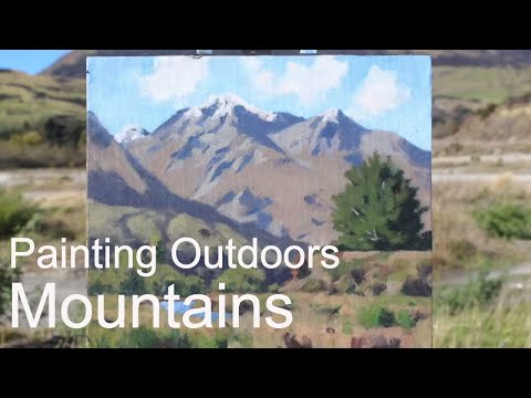 How to Paint a Mountain Landscape - Outdoors En Plein Air