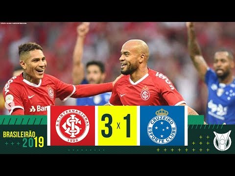Internacional 3 x 1 Cruzeiro – Melhores Momentos – Campeonato Brasileiro (12/05/2019)