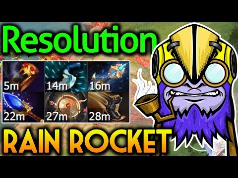 Resolution Dota 2 [Tinker] Rain Rocket with Aghanim's Scepter