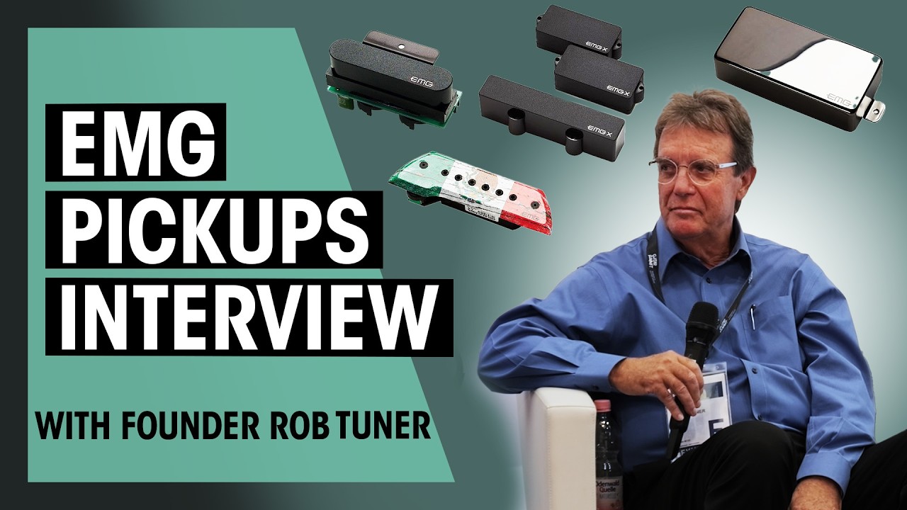 Rob Turner | EMG Founder on Kirk Hammett´s massive Influence | Thomann's Guitars and Basses - YouTube