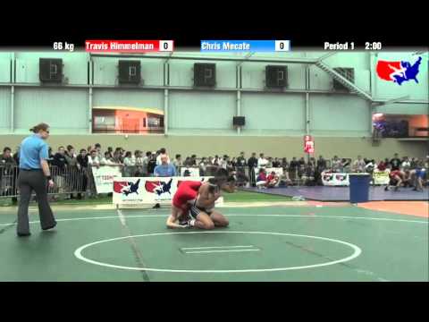 Travis Himmelman vs. Chris Mecate at 2013 ASICS University Nationals - FS