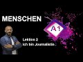 Menschen A1 Lektion 2 Ich Bin Journalistin