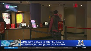 AMC offering $5 movie tickets on Tuesdays