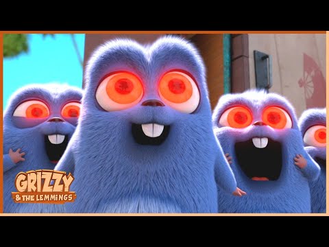 Mask Time! | Grizzy & the lemmings (Clip) | 🐻🐹 Cartoon for Kids