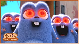 Mask Time! | Grizzy & the lemmings (Clip) | 🐻🐹 Cartoon for Kids