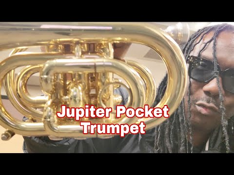 Rare Jupiter Pocket Trumpet in Branded Hardcase c1980s/90s - Working well with dented Bell - Bargain offer ! image 13