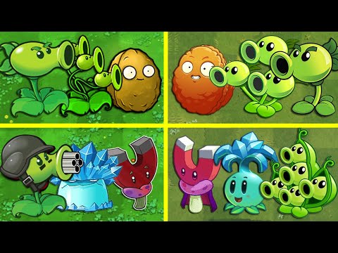 Random Team PvZ 1 vs PvZ 2 - Which Plant Team 's Best?