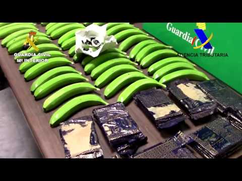 Cocaína oculta en bananas en Valencia - OPERACIÓN ESPLIT