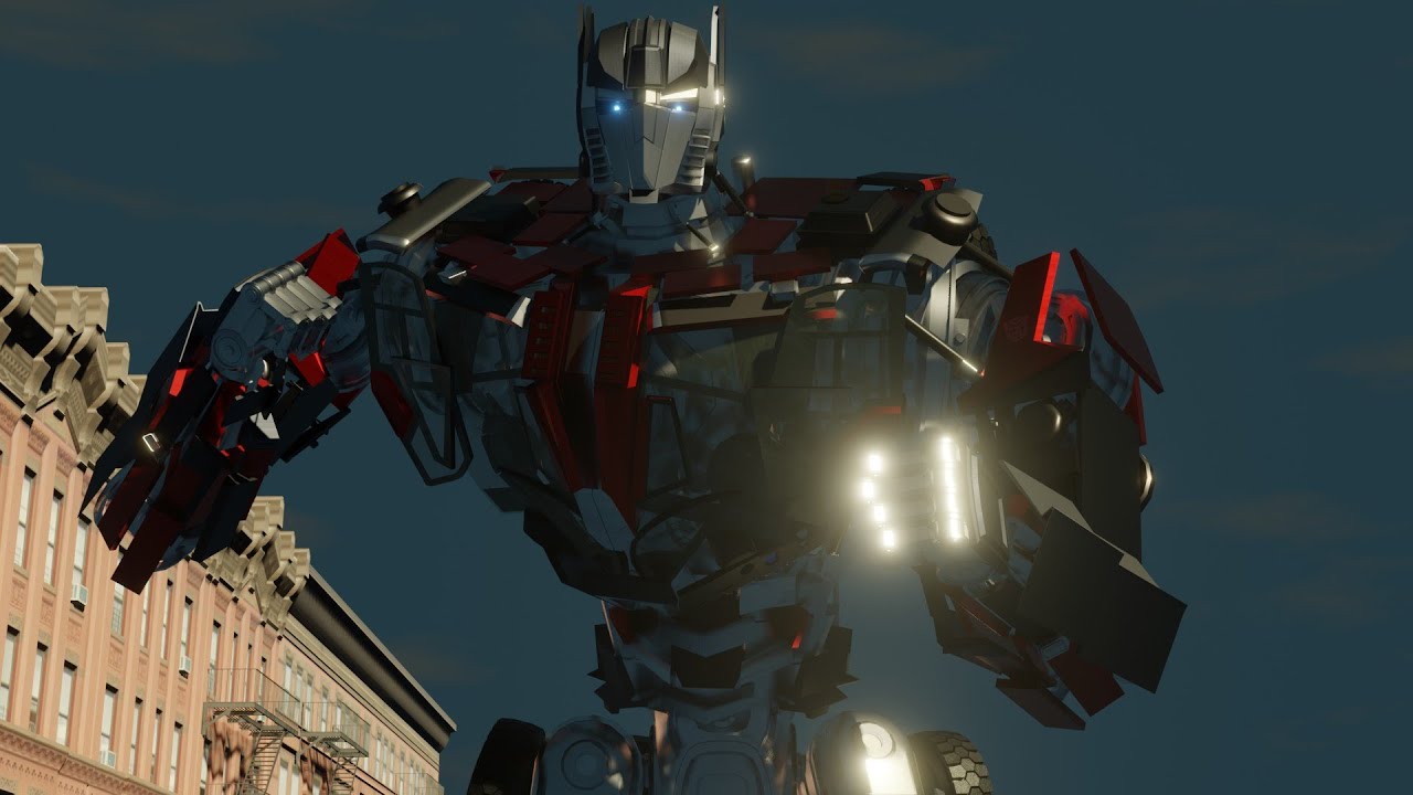 Optimus Prime Tf Animated redesign 3D Model