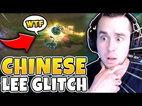 CHINESE LEE SIN DISCOVERS CRAZY 40.00 ATTACK SPEED LEE SIN GLITCH! - League of Legends