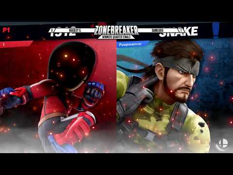 DankLouie (Snake) vs Bradley G. (Mii Brawler) | Winners Quarters | Zonebreaker #15