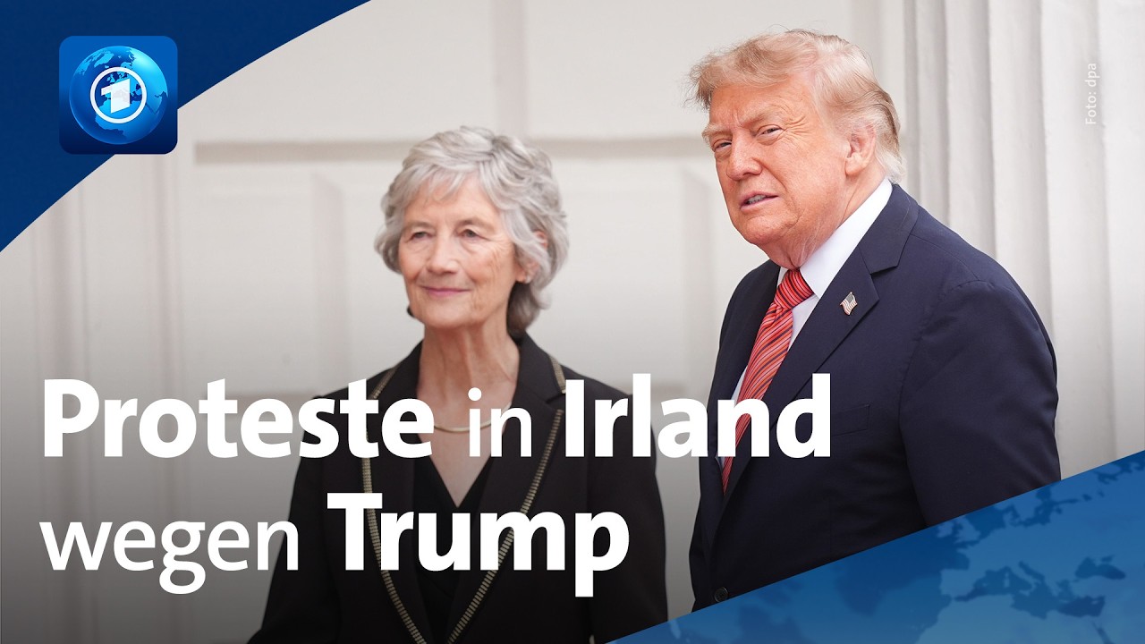US-Präsident Trump in Irland: Golf, Politik und Proteste