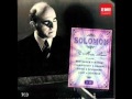 Solomon plays Beethoven Sonata No. 26 in Eb Major Op.81a "Les Adieux"