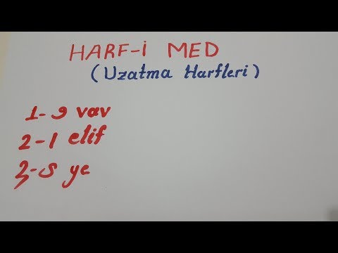 Kolay Tecvid- MED HARFLERİ