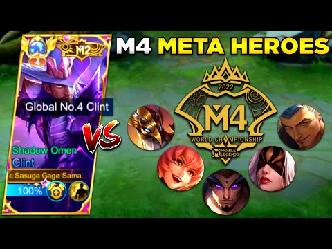 Clint Vs M4 Meta Team Comp | Intense Battle! - MLBB