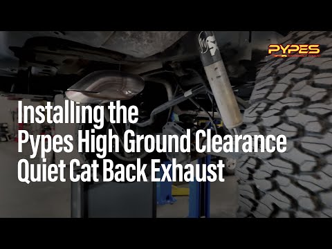 How to Install a Pypes High Ground Clearance Quiet Cat Back Exhaust on Your 3.6L V6 Jeep Wrangler JL