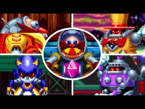 Sonic Mania - All Bosses & Ending
