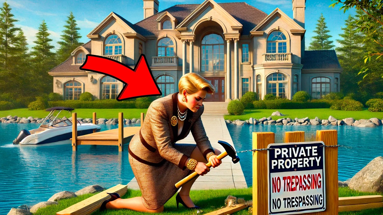 HOA Karen Claims She Owns My Waterfront Property and Tries to Steal My Land