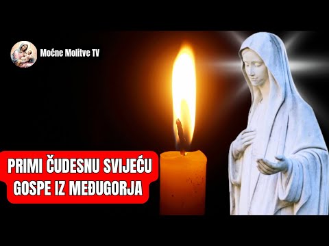 🌟 OVA SVIJEĆA SVIJETLI ZA TEBE – GOSPA IZ MEĐUGORJA DONOSI ISCJELJENJE I ČUDA U TVOJ ŽIVOT!