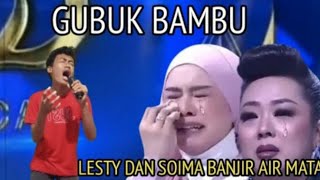 Download lagu VIRAL❗ PESERTA INI SUKSES MENYAYIKAN LAGU GUBUK BAMBU MEMBUAT LESTY MENANGIS mp3