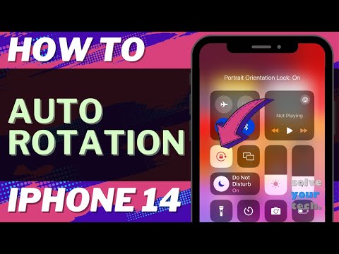 How to Turn On or Turn Off Auto Rotation on iPhone 14