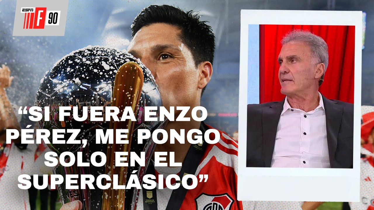 "EN RIVER, LOS GRANDES TIENEN QUE HACERSE RESPONSABLES Y JUGAR CONTRA BOCA", OSCAR RUGGERI EN F90