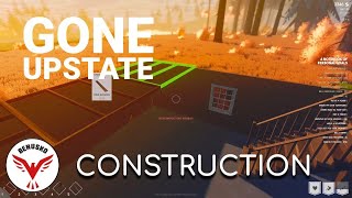 GONE UPSTATE : Let's Play FR - Découverte de la construction (Early Access - Jeu de Survie)