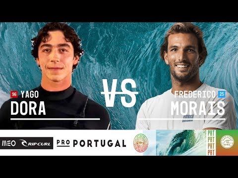 Yago Dora vs. Frederico Morais - Round Two, Heat 12 - MEO Rip Curl Pro Portugal 2018