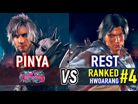 T8 🔥 PINYA (Clive) vs REST (#4 Ranked Hwoarang) 🔥 Tekken 8 High Level Gameplay