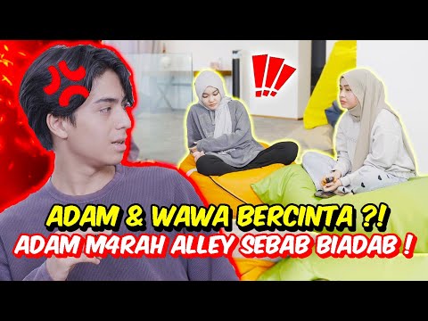 ADAM & WAWA BERCINTA ?! ADAM M4RAH ALLEY SEBAB BIADAB !