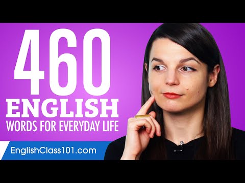 460 English Words for Everyday Life - Basic Vocabulary #23
