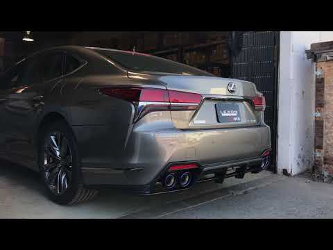2018 Lexus LS500: FIRST Aftermarket Exhaust: A'PEXI
