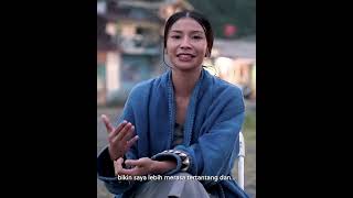 Download lagu Shareefa Daanish hampir ketagihan syuting pakai sling? #shorts mp3