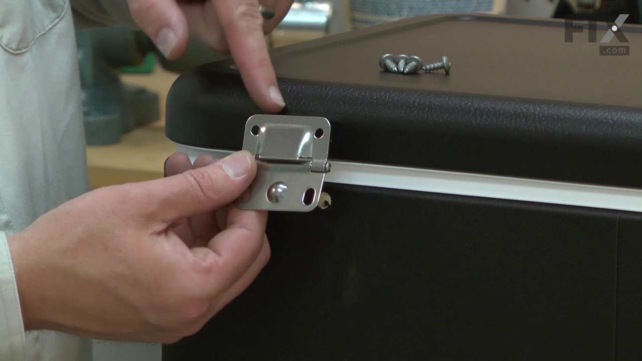 Replacing the Hinge Package For Steel Coolers