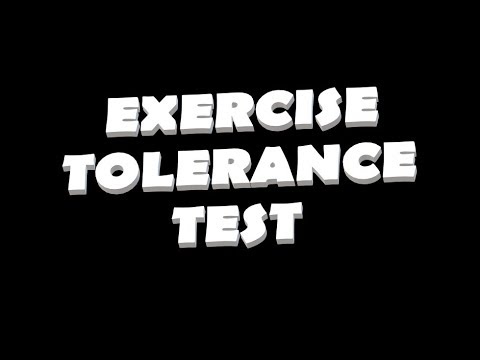 Therapeutic Exercise: Exercise Tolerance Test