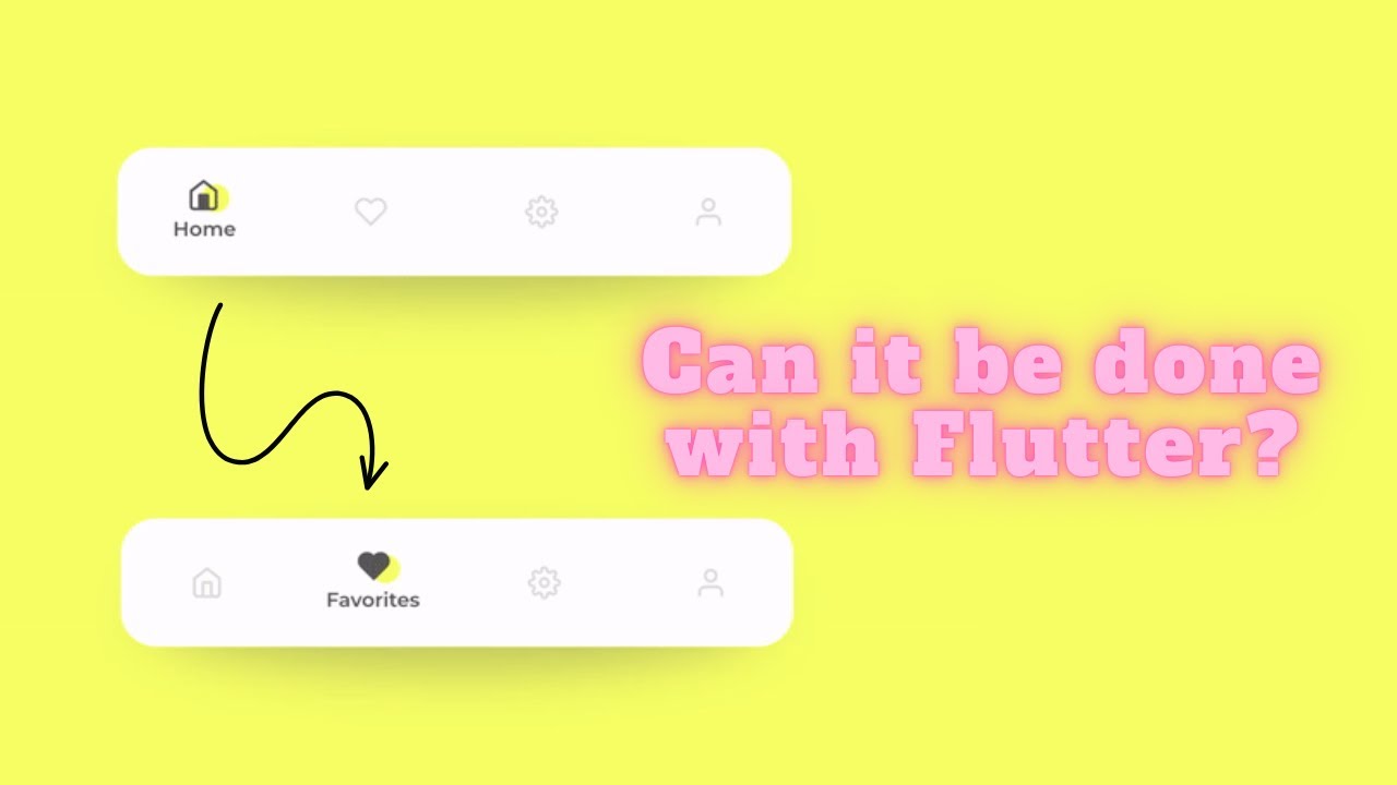 Animated tab bar using Flutter | Can it be done with Flutter? | In-depth animation tutorial