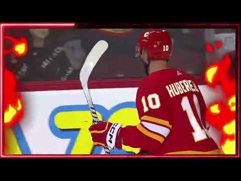 Jonathan Huberdeau First Goal as a Calgary Flame vs Vancouver Canucks | Calgary Flames Preseason