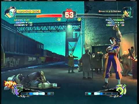 SSF4AE: Vega (GENIUS K127)  vs.  M.Bison (Player 19990825)  SD