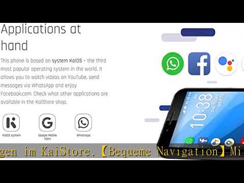 myPhone UP Smart LTE 4G Handy mit Whatsapp, Facebook, Google Apps, 3.2"", Mega-Akku 1200 mAh, Dual