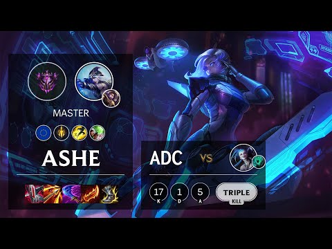 Ashe ADC vs Jinx - EUW Master Patch 11.13