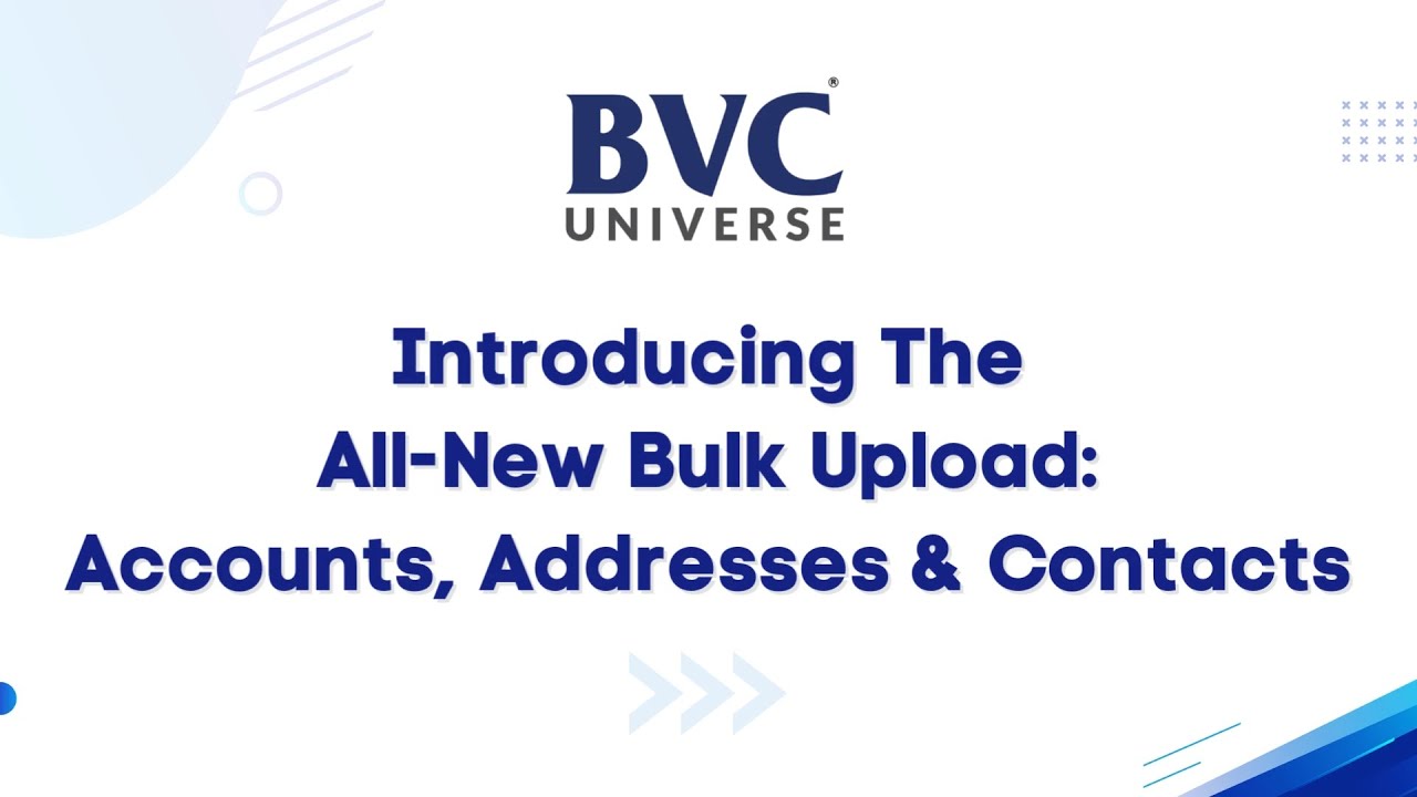Video thumbnail — How to Bulk Upload Shipping Accounts, Addresses & Contacts